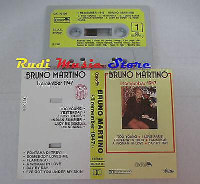 MC BRUNO MARTINO I remember 1947 1983 1 Druck Italien OXFORD 73136 CD LP DVD VHS