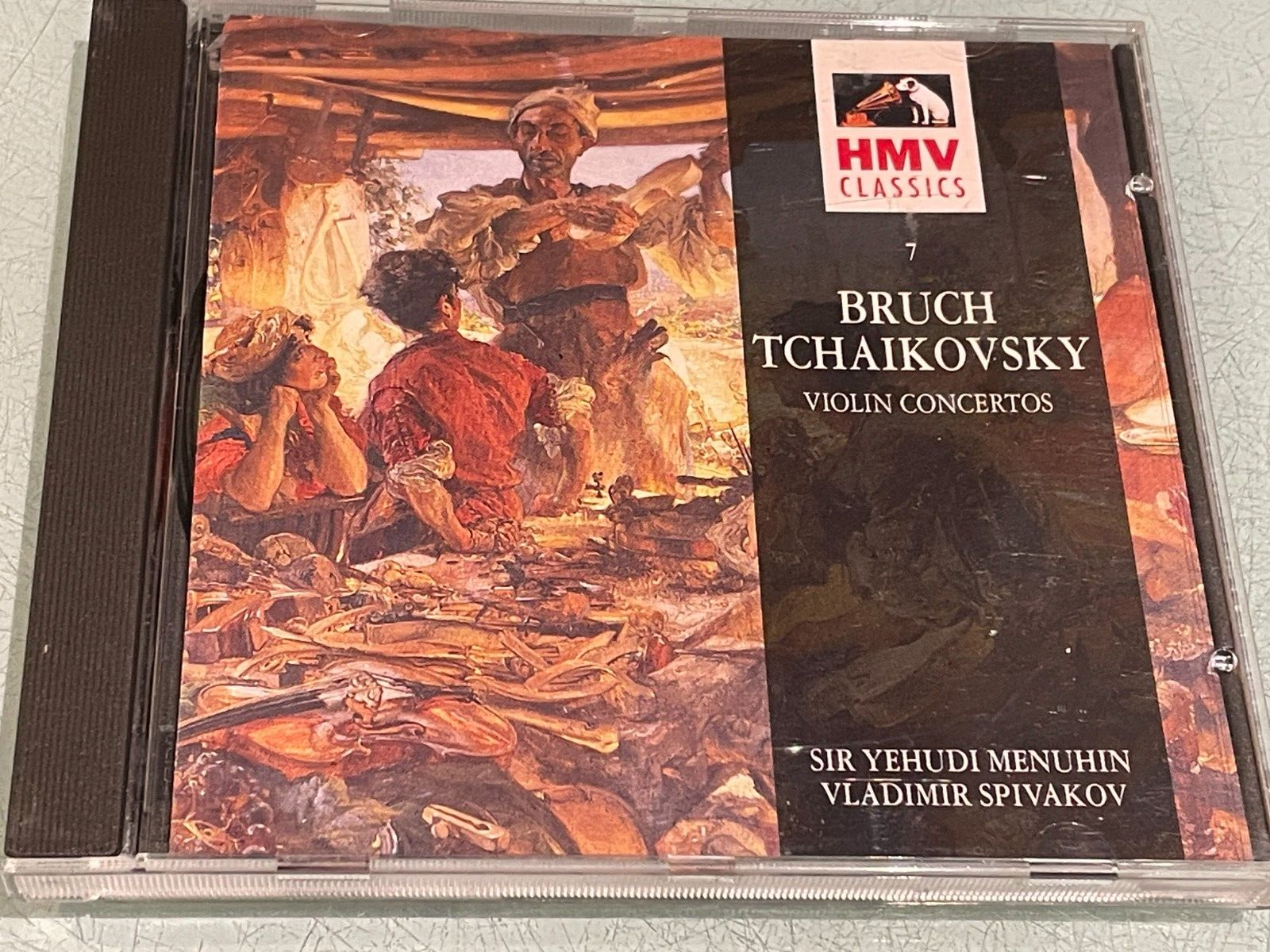 Max Bruch & Tchaikovsky - Violin Concertos - CD Album  1992 EMI - Yehudi Menuhin