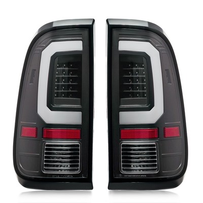 LED Tail Lights for 2008-2016 Ford F250 F350 F450 F550 Super Duty with Bulbs
