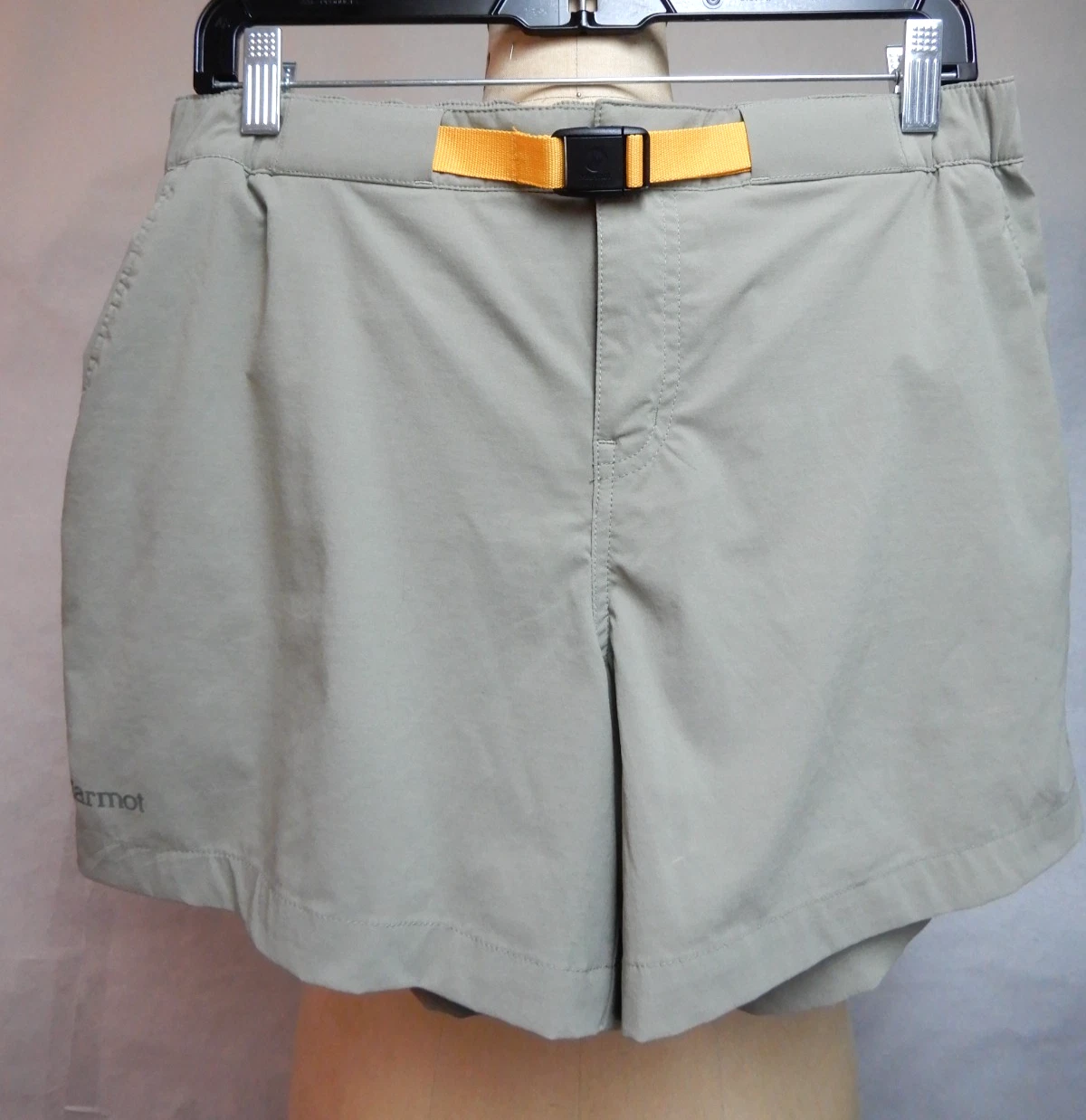 Marmot Women's Kodachrome Khaki Lightweight Hiking Short SZ 10 EUC