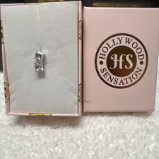 Hollywood Sensation Square Clear Crystal Stud...