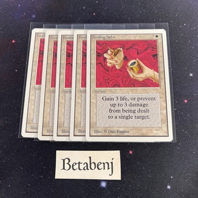 1x MTG Unlimited Healing Salve from Estate Collection
