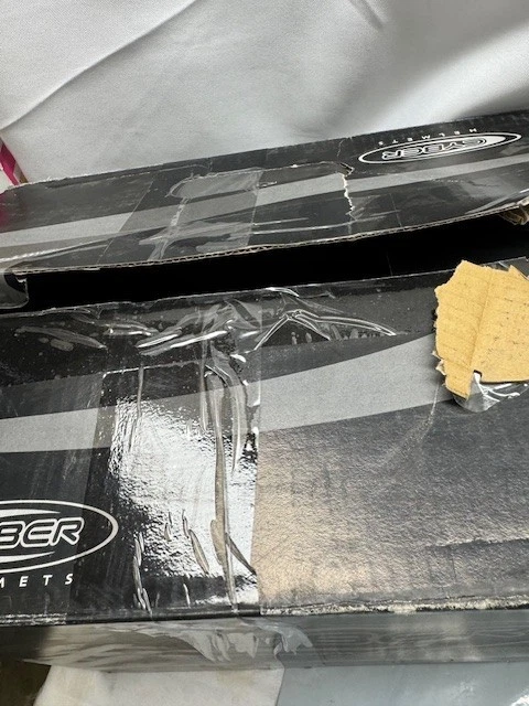 Cyber Helmet Moto/Racer Grande US-95 Casco Completo-Medio-Gráfico Azul/Negro Foto 4 de 4