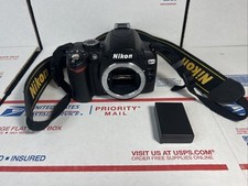 Nikon D60 10.2MP Digital SLR Camera Body Only / Battery - SAME DAY - WARRANTY