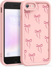 Case for Iphone SE/8/7, Silicone Shockproof Cover Women