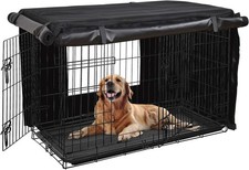 Dog Crate Cover 36 Inch Kennel for Medium Dog, Heavy Duty Oxford Fabric,With Dou