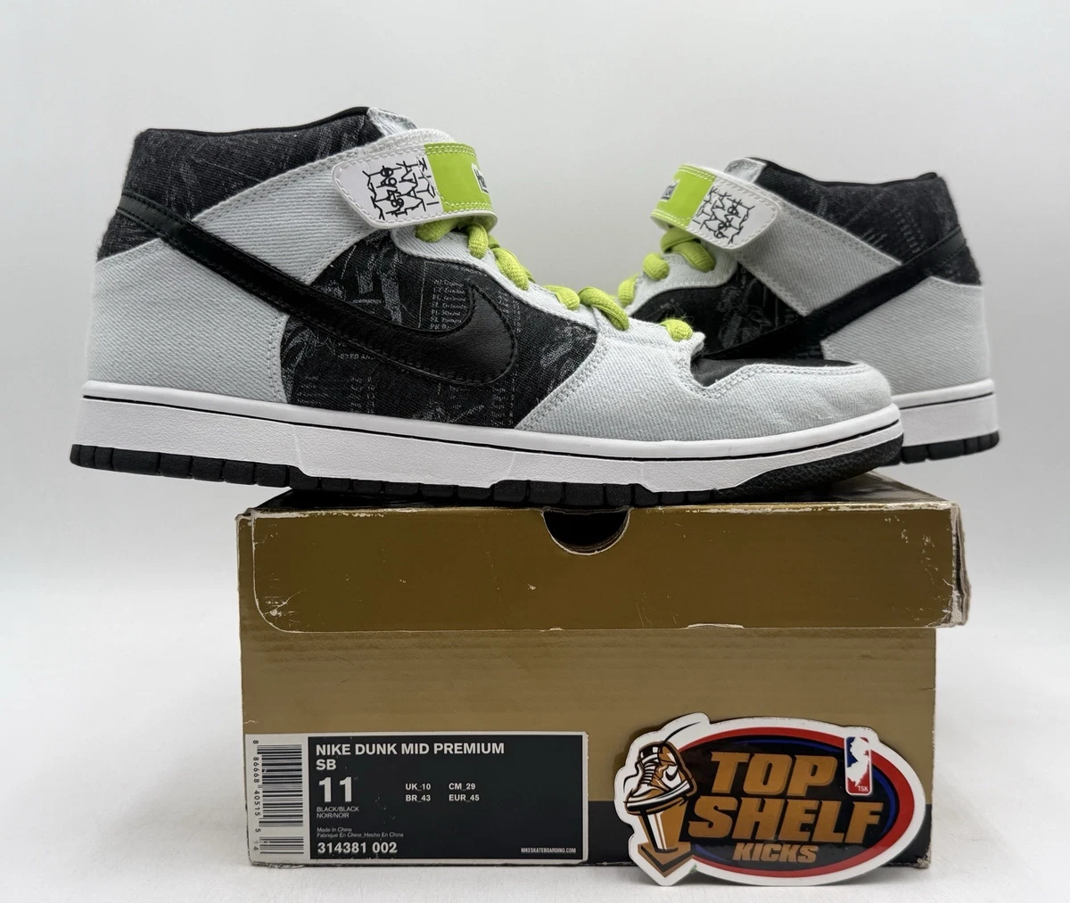 Nike Dunk Premium Sb Mid Black for Sale | Authenticity Guaranteed