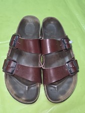 Sammler  Birkenstock Arizona Pantolette Sandalen Leder  Gr. 43 Viel Getragen!!