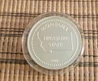 1986 Johnson Matthey Montana Big Sky 1 oz .999 Fine Silver Round