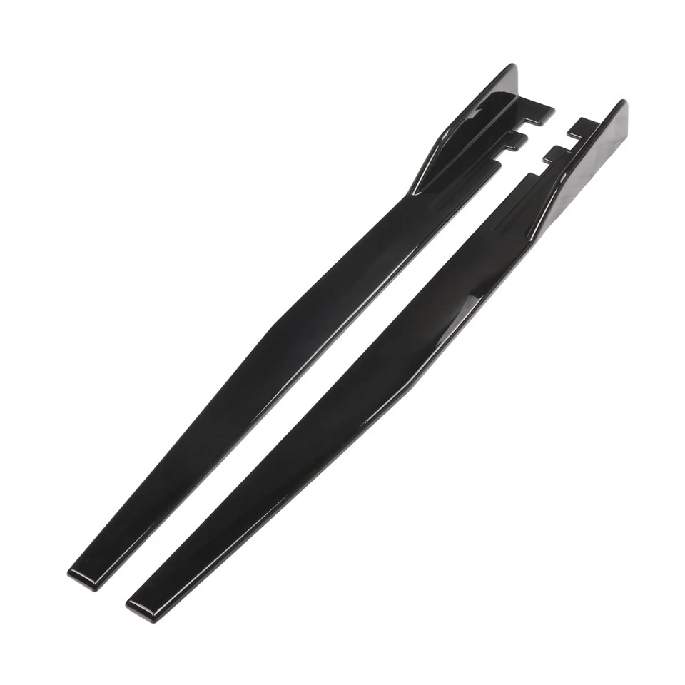 Gloss Black Front Bumper Lip Spoiler + Side Skirt For Subaru Impreza WRX STI BRZ - Изображение 4 из 4