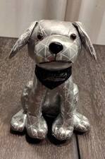 Raising Canes Dog Plush Happy New Year Countdown Cane 8" Stuffed Animal Silver