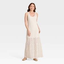 Women's Lace Maxi A-Line Dress - Universal Thread