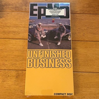 EPMD   Unfinished Business CD 1989 Fresh Records Hip Hop Longbox Sealed Hype