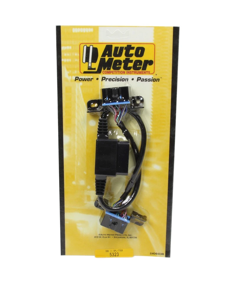 Autometer 5323, One Black Signal Splitter Adapter Obdii Performance Racing Parts - Image 3 of 4