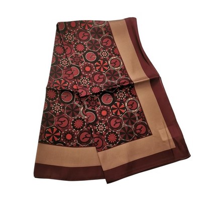 Gattinoni Roma Damen Schal Granat mit Theodosia Druck