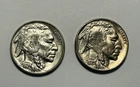 1934 BU AND 1935 S BU BUFFALO NICKEL