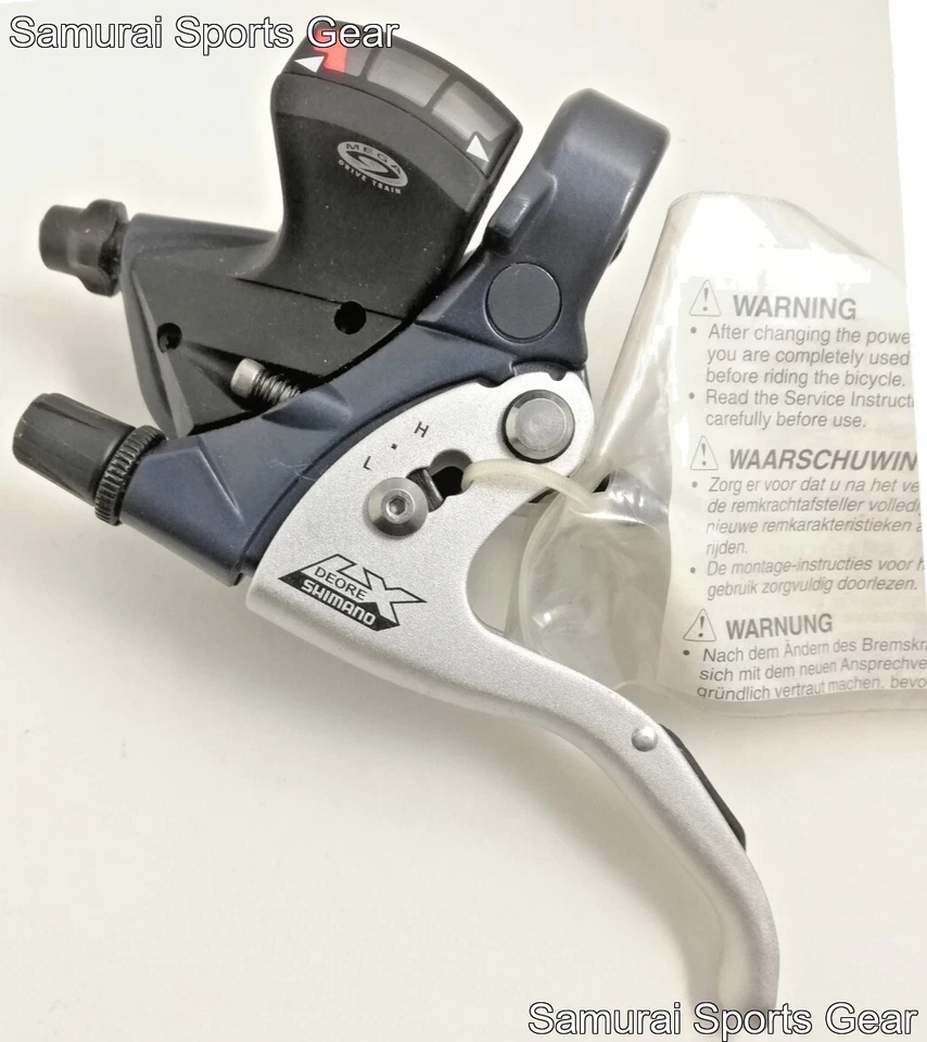 Shimano Deore LX ST-M570 MTB 3x9 Speed V-Brake Shifter Set - 22.2mm - Unused - Image 4 of 4