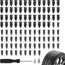 100PCS Car Tire Plug Kit,Practical Tire Screw Plug Repair Kit with Screwdriver/T