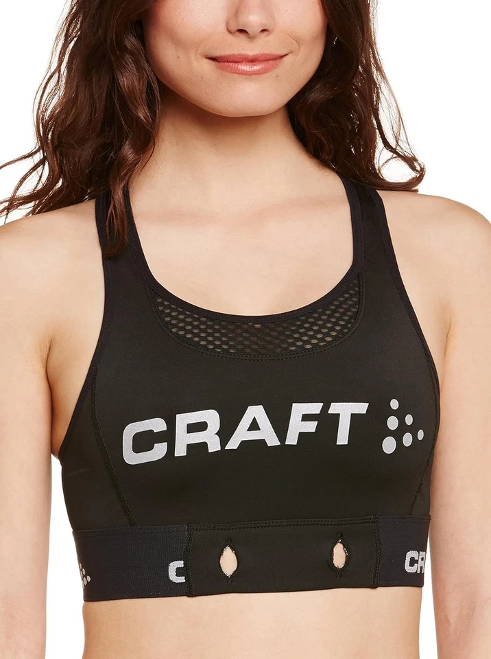 Sujetador deportivo artesanal para mujer Bustier, negro, XXS-D Foto 4 de 4