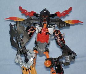 Lego Hero Factory 2235 FIRE LORD Villain Warrior - Complete with All Weapons