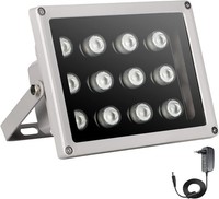 Ir Strahler 12 Leds Weitwinkel 850Nm Wasserdicht Led-Infrarot Licht 12V Dc FüR