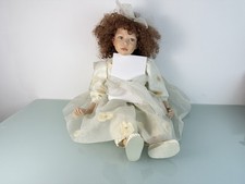 Künstlerpuppe Christine Orange Porzellan Puppe 75 cm. Top Zustand  