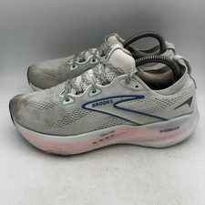 Brooks Glycerin GTS 22 Womens Size 9.5 Blue Pink Athletic Running Shoes Sneakers