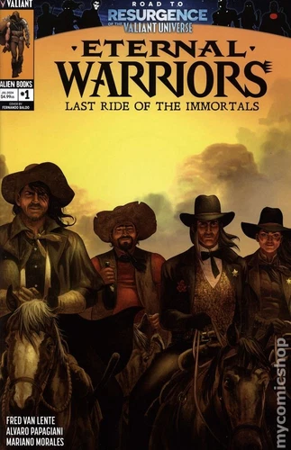 Eternal Warriors Last Ride of the Immortals 1A VF 2024 Stock Image