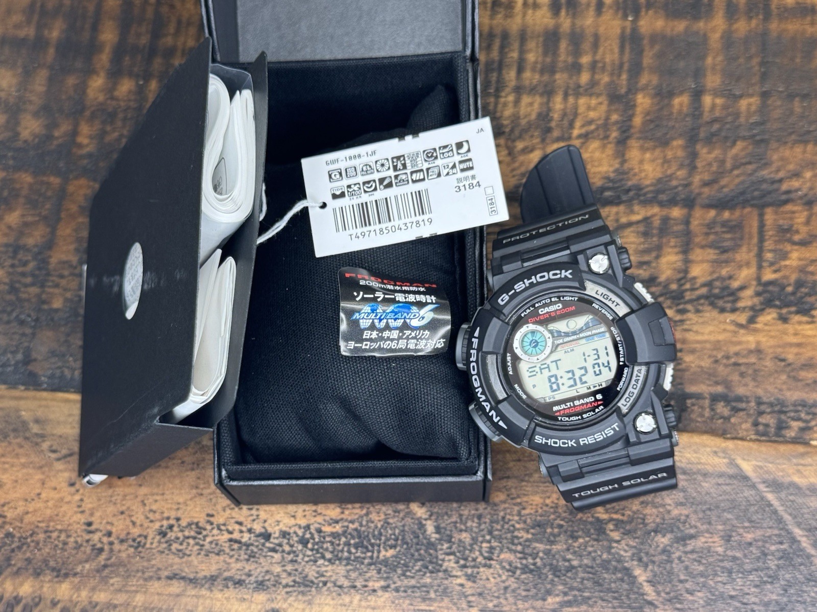 Casio G-Shock Frogman GWF-1000-1jf Solar Watch Made In Japan