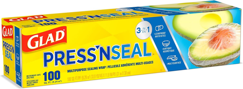 Press'N Seal Plastic Food Wrap, 100 Square Foot Roll, Pack of 3, (Package May Va - Picture 6 of 12