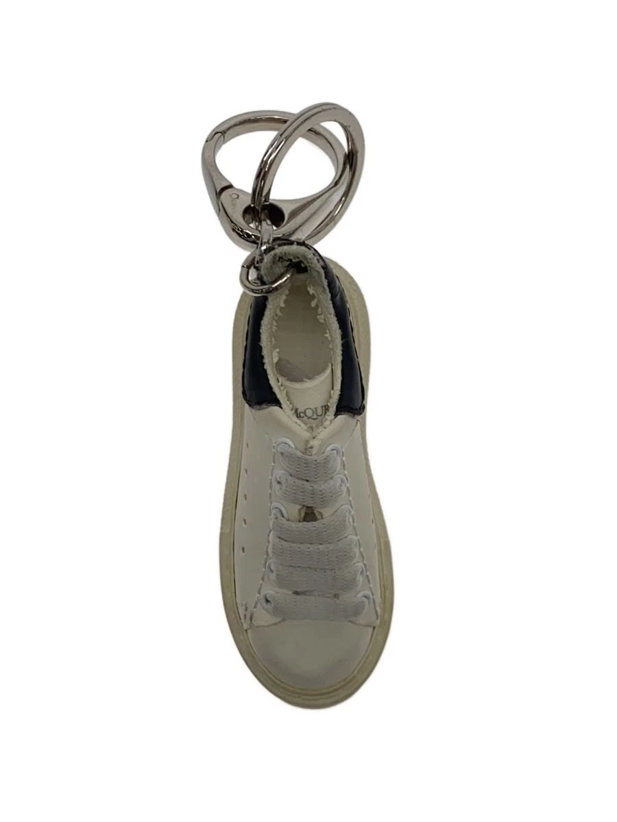 Alexander McQueen — Alexander McQueen Fashion Accessories White Keyring Chain Sneakers
