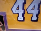 Jerry West autographed signed framed jersey Los Angeles Lakers Beckett THE LOGO — photo 4