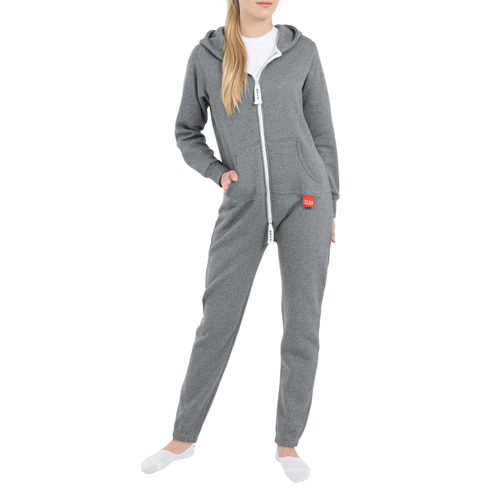 Basisstoff Jumpi Damen Jumpsuit Overall Onesie Einteiler - Bild 2 von 4