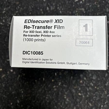 DIC 10085 EDIsecure XID Retransfer Film 1000 Prints NEW BOX!