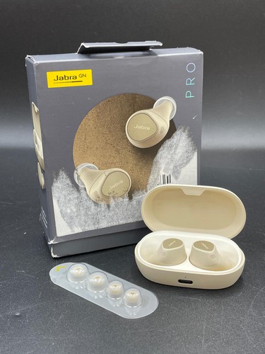 Jabra Elite 7 Pro in Ear Bluetooth Earbuds - - Gold Beige