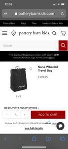 nuna mixx stroller travel bag