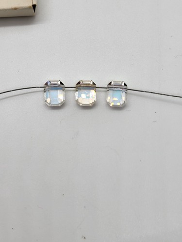 Factory Pack Swarovski Crystal Clear AB 10mm Faceted Rectangle 5105 Bead; 72pc - Picture 3 of 4