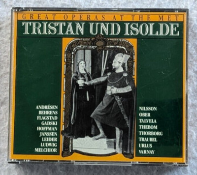 Wagner Tristan Und Isolde Great Operas at Met Andresen Behrens Flagstad 2cd + Bk