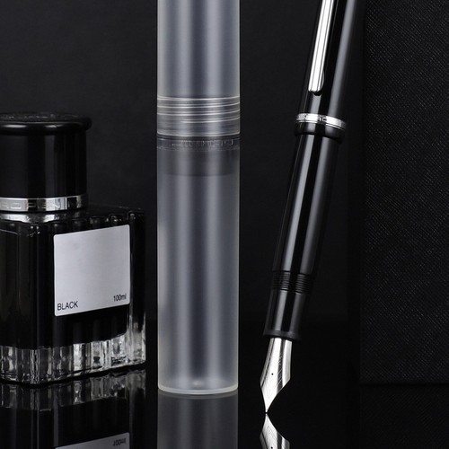 JinHao X159 Acrylic Fountain Pen Metal Gold Silver Clip Fine 0.5mm Nib WritingTB - Picture 35 of 44