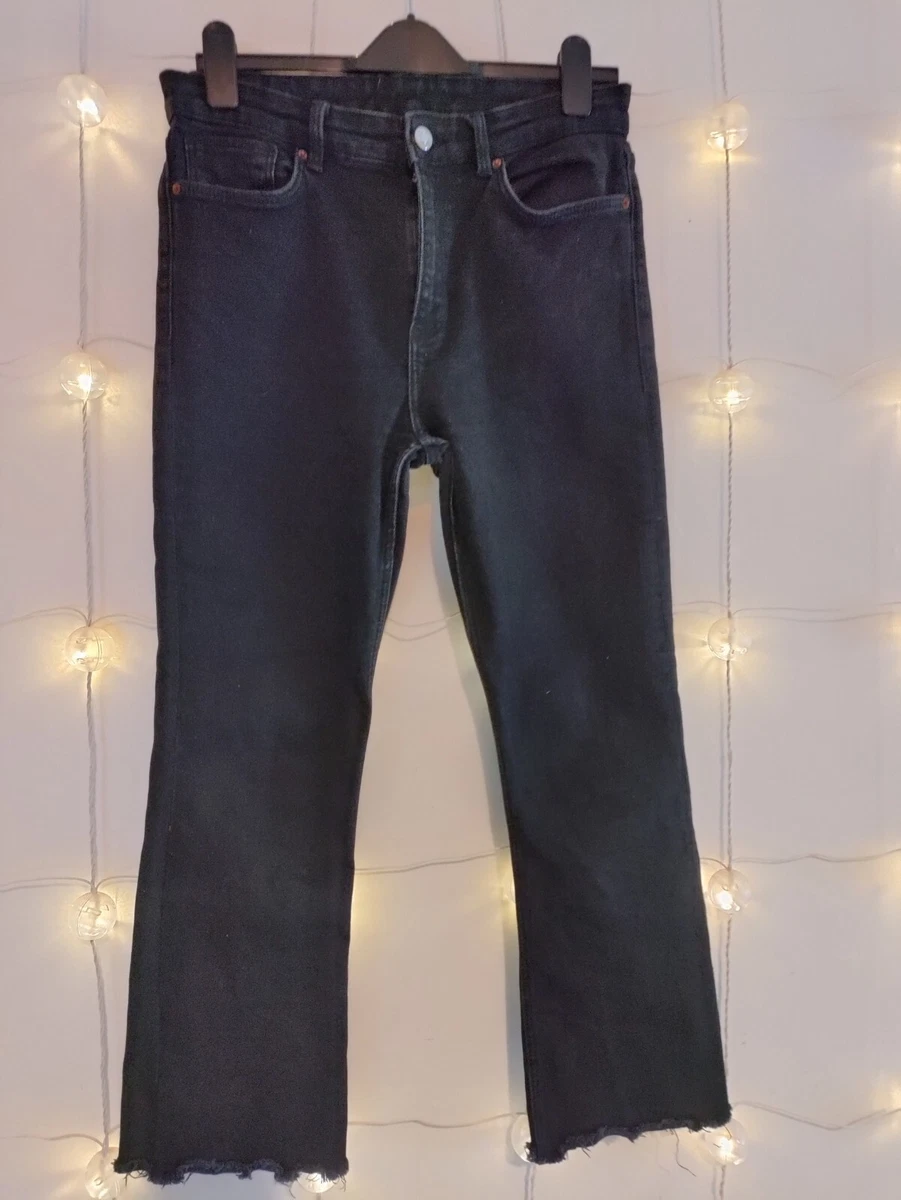 Black raw hotsell edge jeans