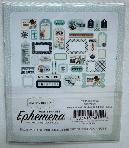 Carta Bella 12 x 12 Scrapbook Kit-Variations-Practically Perfect, Snow Fun, More - Picture 42 of 42