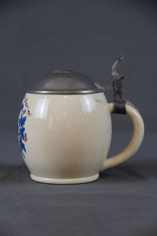 Studentica Krug Bardia Ehre Freundschaft Vaterland 1923 Tübingen - Bild 3 von 4