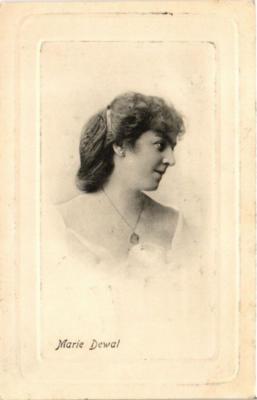 CPA AK Marie Dewal THEATER STAR (642341)