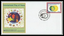 UN New York # 782 Flag of Peace  FDC  ,  UNC007