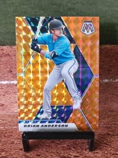 2021 Panini Mosaic Reactive Orange Mosaic Brian Anderson #196 🔥 
