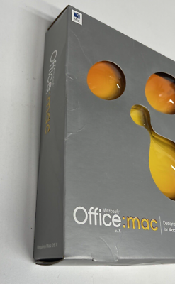 New Microsoft Office: Mac v. X for OS X , Requires Mac OS X | eBay