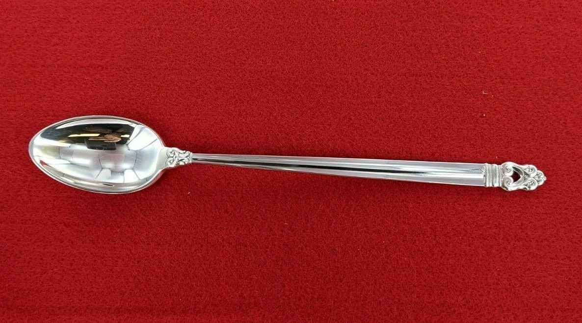 INTL Sterling Silver Royal Danish No Monogram 7 3/8" Ice Tea Spoon