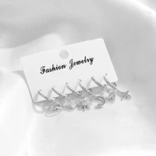 Aretes Argollas en Oro 14K Pendientes Joyería Fina de Moda Regalos Para Mujer