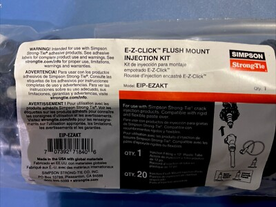 #ad #ad Simpson Strong Tie Crack Injection Tips EIP EZAKT Ports and 1 Hose 20 Pk $45.99