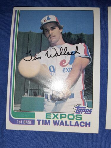 1982 TOPPS TIM WALLACH RC #191 NM Montreal expos baseball card ROOKIE HOF MVP